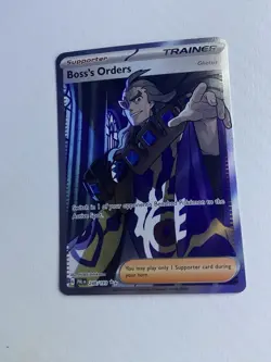 Pokemon TCG Boss's Orders Trainer Full Art Holo Rare Card 248/193 - Image 1