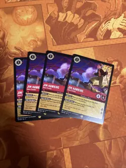X4 Jim Hawkins Space Traveler Disney Lorcana Card Into the Inklands - Image 1