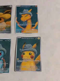 6 Pokemon x Van Gogh Black Star Promo ACG Art Card - READ DESCRIPTION - Image 3