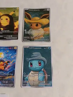 6 Pokemon x Van Gogh Black Star Promo ACG Art Card - READ DESCRIPTION - Image 3