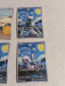 6 Pokemon x Van Gogh Black Star Promo ACG Art Card - READ DESCRIPTION - Image 3