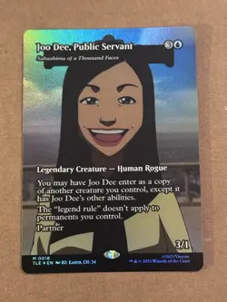 Joo Dee, Public Servant 0018 Mythic FOIL MTG AVATAR - Image 1