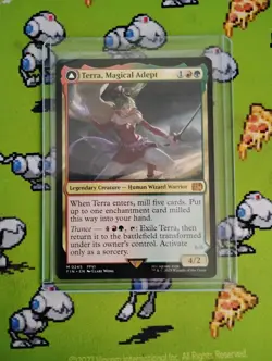 Terra Magical Adept Final Fantasy Magic the Gathering Regular Card NM Condition - Image 1