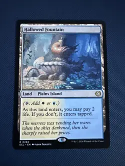 MTG Hallowed Fountain - Lorwyn Eclipsed (ECL) NM - Image 1