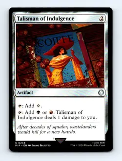 #248 2024 Fallout PIP / Talisman of Indulgence Commander UNCOMMON - Image 1
