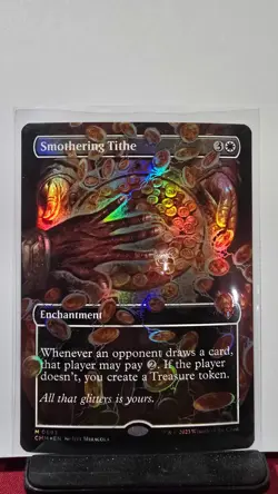 Smothering Tithe (Borderless) Commander Masters Foil - Image 1