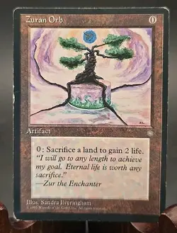 Zuran Orb Ice Age MTG Regular Heavily Played - Image 1