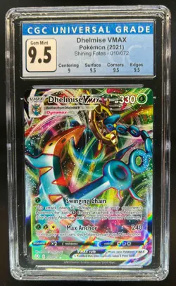 2021 Pokemon SWSH Shining Fates Dhelmise VM #010/072 CGC 9.5 - Image 1