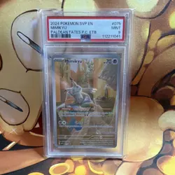 Pokemon Center Mimikyu 075 Sv: Scarlet & Violet Promo Holo 2024 70 HP PSA 9 - Image 1