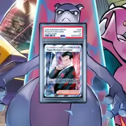 2025 POKEMON DRI-EN ROCKET’S GIOVANNI ULTRA RARE PSA 10 GEM-MT - Image 1