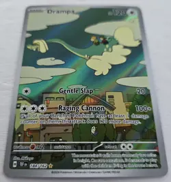 POKEMON TCG DRAMPA (ILLUSTRATION RARE) 184/162 TEMPORAL FORCES NM - Image 2