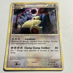 Snorlax - 33/95 - Rare - Call Of Legends - NM - Pokemon Card - Image 2