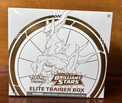 Pokemon TCG Sword & Shield Brilliant Stars Elite Trainer Box – Factory Sealed – - Image 1