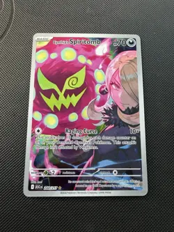 Pokemon TCG Cynthia's Spiritomb 244/217 Illustration Rare Ascended Heroes NM - Image 1