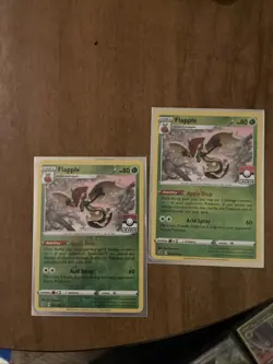 Lot Of Two Flapple Pokemon League Promos Near Mint - Image 1