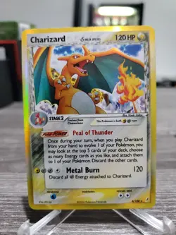 Charizard Delta Species 4/100 Crystal Guardians Holo Rare Pokemon TCG MP - Image 1