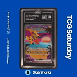 2023 POKEMON RAGING SURF JAPAN #086/062 TAPU KOKO EX SPECIAL ART RARE TAG 10 - Image 1