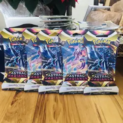 5x Pokemon Sword & Shield Astral Radiance Sleeved Booster Packs - Image 1