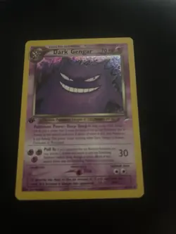 2002 Pokemon Neo Destiny Dark Gengar 1st Edition - Image 1