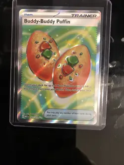 Buddy-Buddy Poffin 167/132 Me01: Mega Evolution Holo Pokemon TCG -NM - Image 3