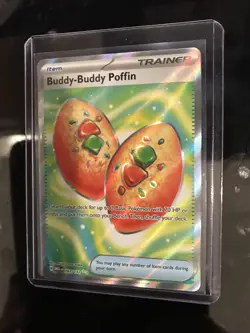 Buddy-Buddy Poffin 167/132 Me01: Mega Evolution Holo Pokemon TCG -NM - Image 4