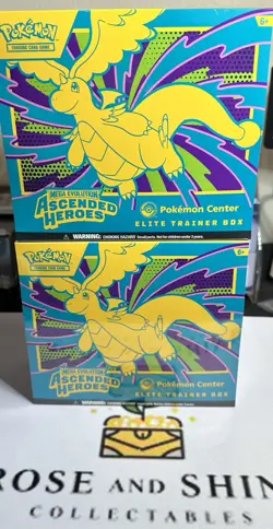 X2 Pokemon Ascended Heroes Pokemon Center ETB New Sealed IN HAND - Image 2