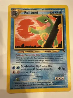 Pokemon Politoed 27/75 Neo Discovery - Image 1
