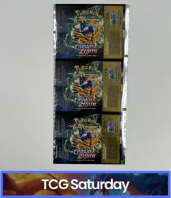 POKEMON CROWN ZENITH UNCUT FOIL PACK - Image 1