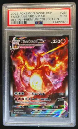 2019-2023 Pokemon SWSH Black Star Promos Charizard VMAX #SWSH261 PSA 9 - Image 1