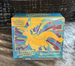 Pokemon TCG: Ascended Heroes Pokemon Center ETB Elite Trainer Box Ready to Ship - Image 1