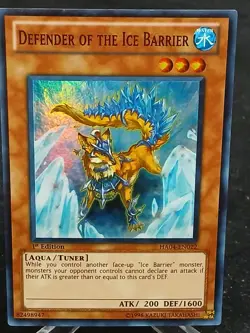 Yu-Gi-Oh! Defender of the Ice Barrier HA04-EN022 SR MP - Image 1