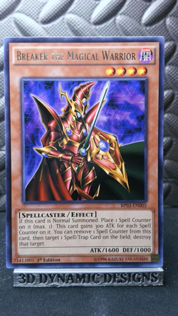 | Yugioh Breaker the Magical Warrior BP03-EN005 1st Edition Rare NM 🔥 | - Image 1