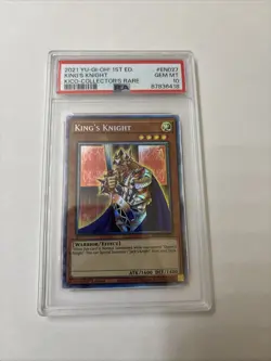 King's Knight - KICO-EN027 - Collector's Rare - YU-GI-OH PSA 10 GEM MINT - Image 1