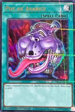 Pot of Avarice Yu-Gi-Oh! TBC1-EN003 Ultra Parallel Rare - Image 1