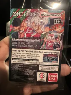 One Piece Monkey D Luffy US Voyage Promo College Card Sealed - Image 2