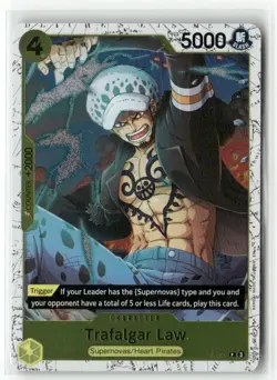 Trafalger Law P P-088 PRB-02 Foil THE BEST vol.2 One Piece TCG Anime Card - Image 1