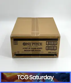 ONE PIECE OP-11 A FIST OF DIVINE SPEED BOOSTER PACK SEALED CASE - Image 1