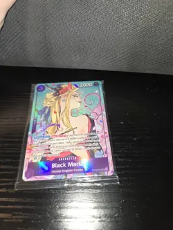 BLACK MARIA OP08-074 SR Full Art One Piece Illustration Box Vol. 2 PROMO SEALED - Image 3