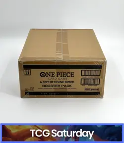 ONE PIECE OP-11 A FIST OF DIVINE SPEED BOOSTER PACK SEALED CASE - Image 1