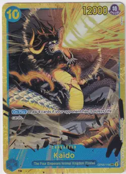 One Piece TCG Kaido OP05-118 SEC Alt Art Secret Rare Awakening English NM - Image 1