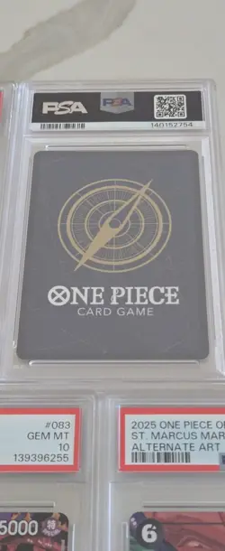 OP13 One Piece PSA 10 Alt Art EN Imu Five Elders Ethanbaron Saturn Mars - Image 5