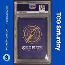 2025 ONE PIECE FIST OF DIVINE SPEED #OP05-119 MONKEY D LUFFY SEC ALT ART PSA 10 - Image 2