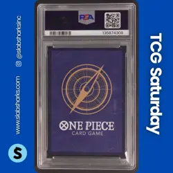 2025 ONE PIECE CARRY. ON HIS WILL #OP13-118 MONKEY D LUFFY MANGA ALT ART PSA 10 - Image 2