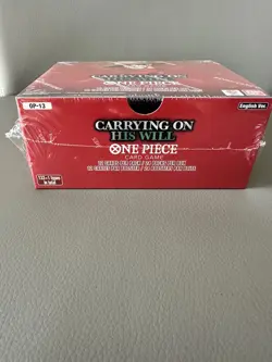 One Piece OP-13 Carrying on His Will New Booster Box English Sealed! Case Fresh - Image 2