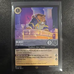 Beast Tragic Hero Cold Foil 173/204 Rise of the Floodborn Disney Lorcana - Image 1