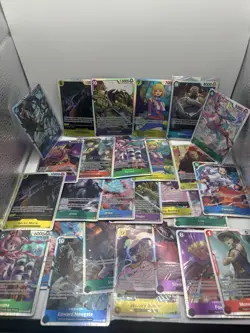 One Piece CCG OP13 OP14 Super SR card lot. Luffy, shanks ect. - Image 1
