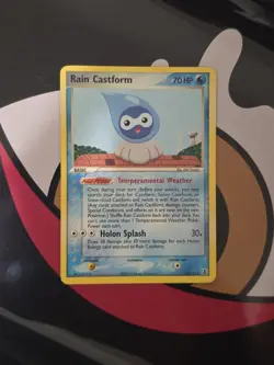 Pokemon EX Delta Species 26/113 Rain Castform Card - Image 1