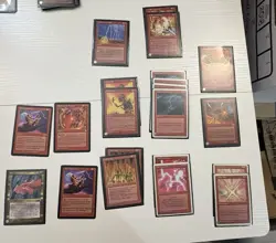 Magic: The Gathering Black, Red & Artifact Cards Lot - Bad Moon, Ball Lightning - Image 2