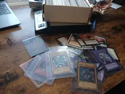 Lot Of Approx 400 VINTAGE Cards. Yugioh. Digimon. Magic. Blue Eyes White - Image 1