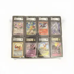 Pokemon CGC Graded Lot of 8 Slabs Cards Promo Eevee Charizard Pristine Reshiram - Image 1